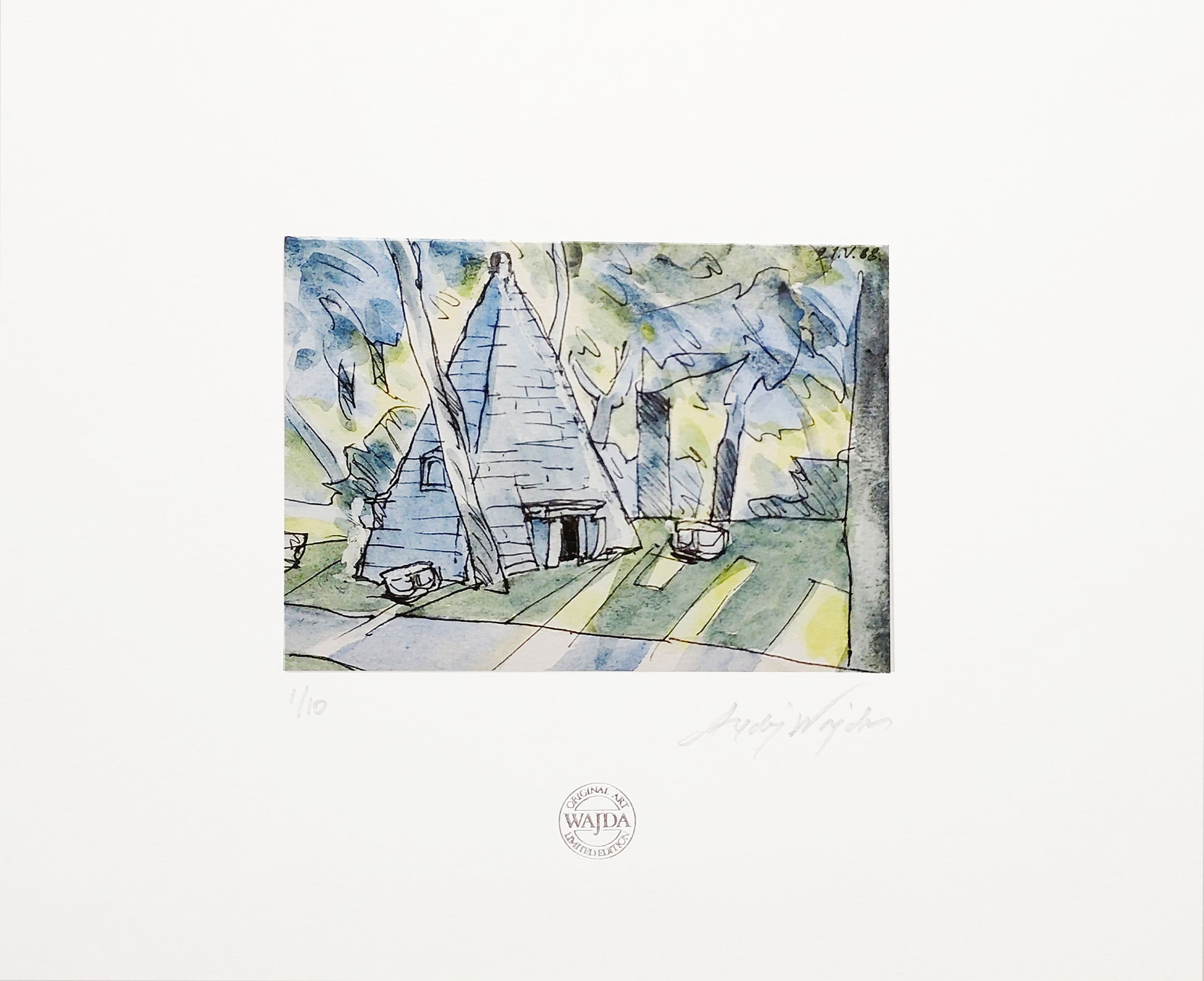 Cmentarz w Montmorency, 1989 (edycja 1/10) &mdash; Andrzej Wajda